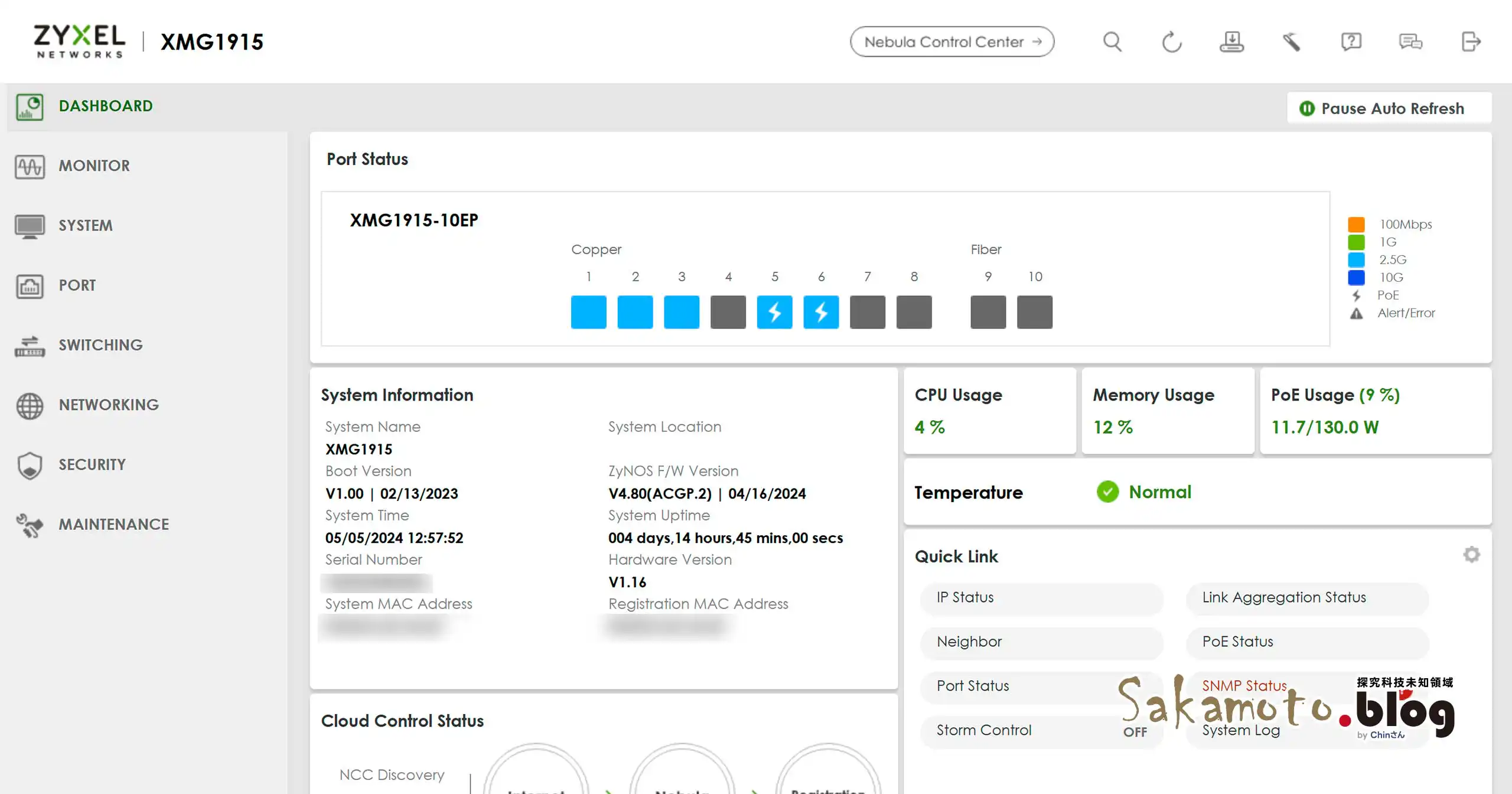 Zyxel Xmg1915 10ep Offline 07