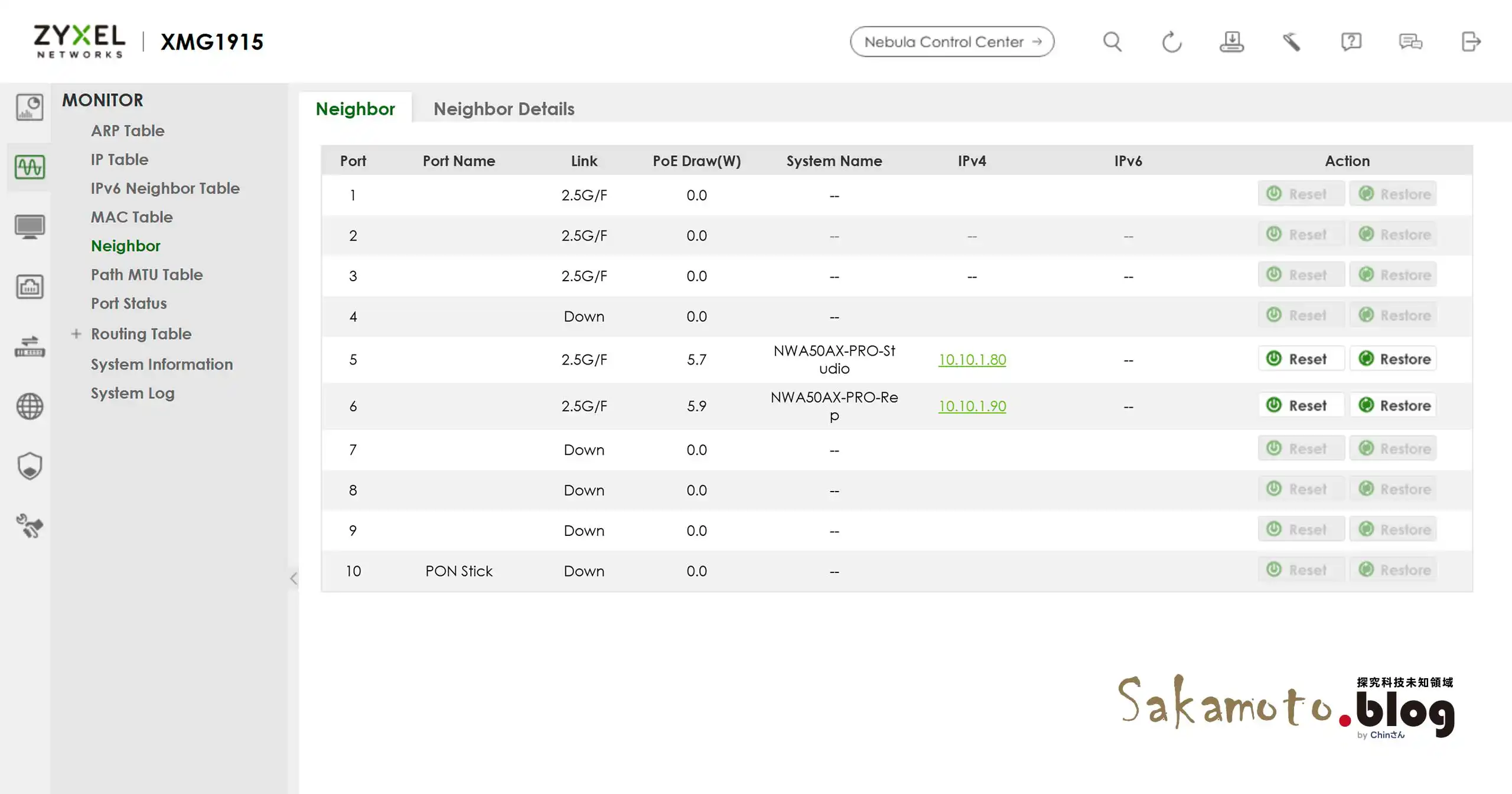Zyxel Xmg1915 10ep Offline 08