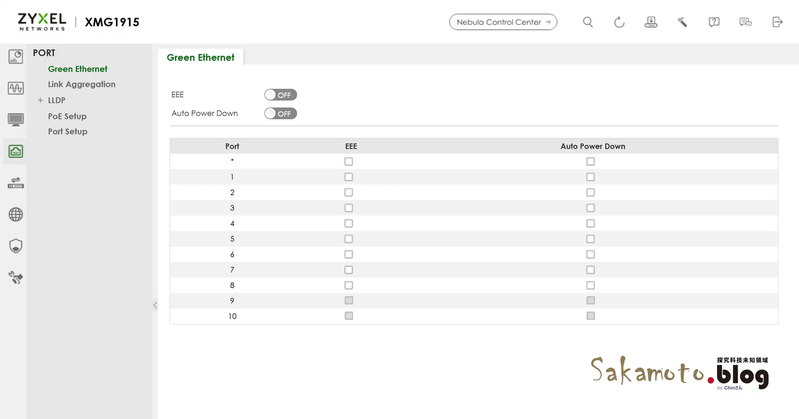 Zyxel Xmg1915 10ep Offline 14