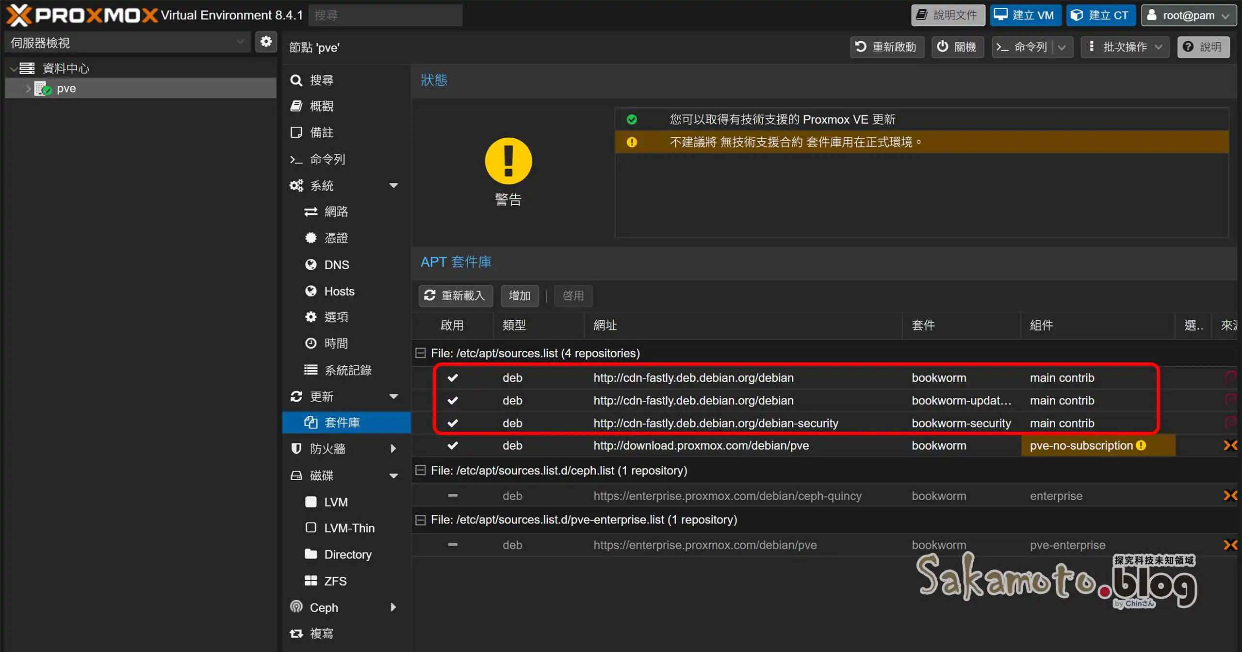 Proxmox mirror list 03