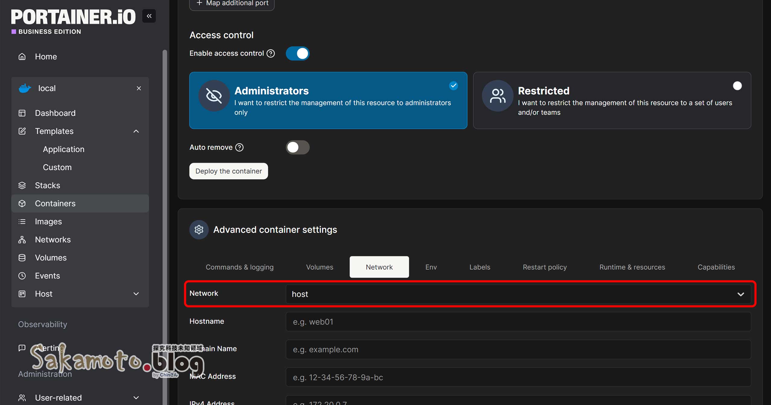 Portainer Cloudflared