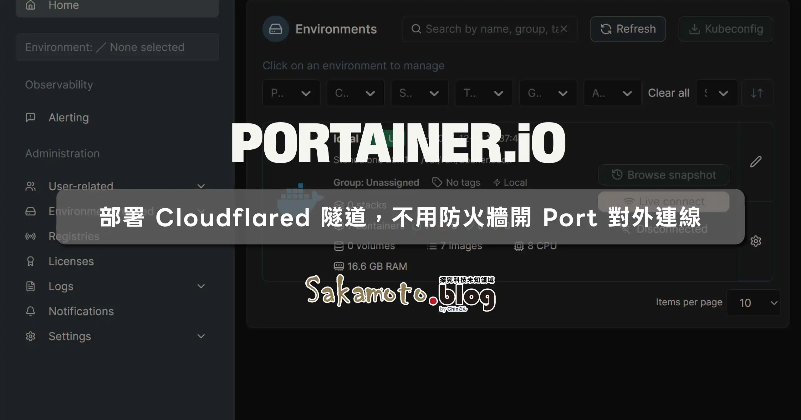 Portainer Cloudflared OG